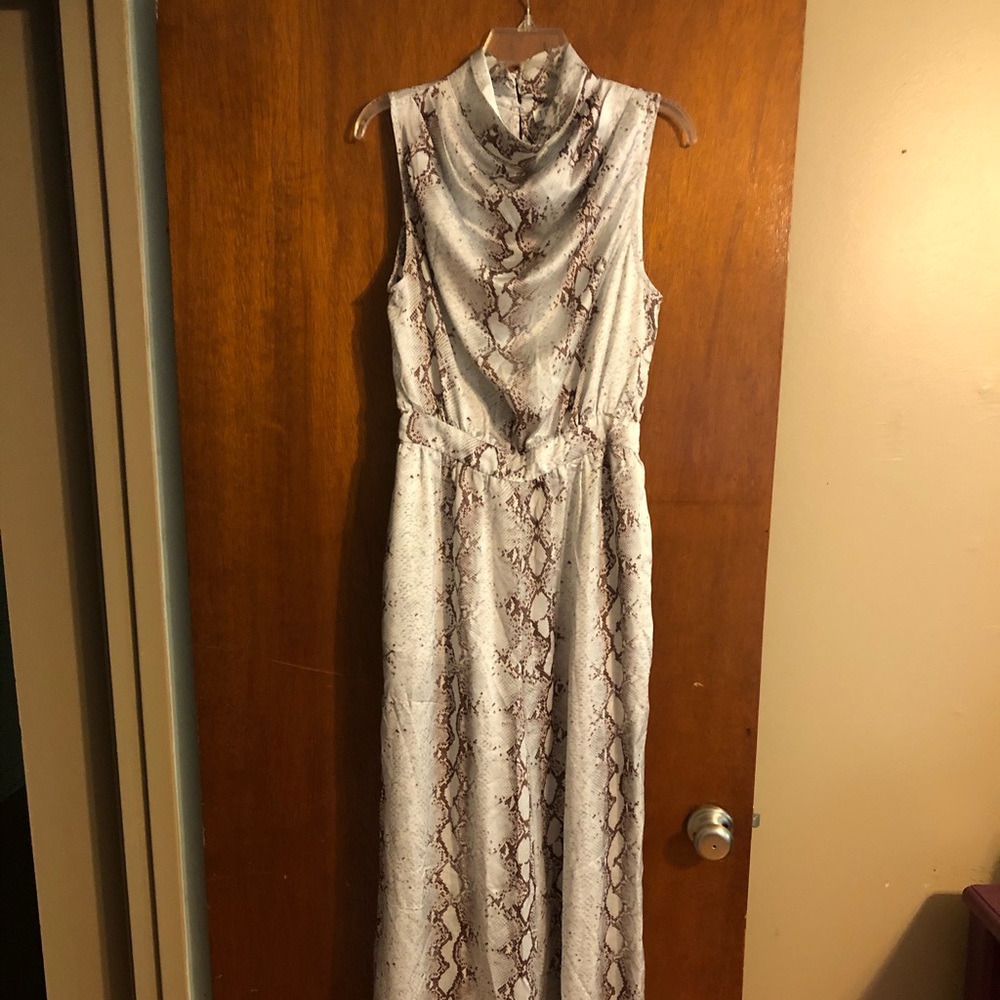 Snake Print Jumpsuit Size Large